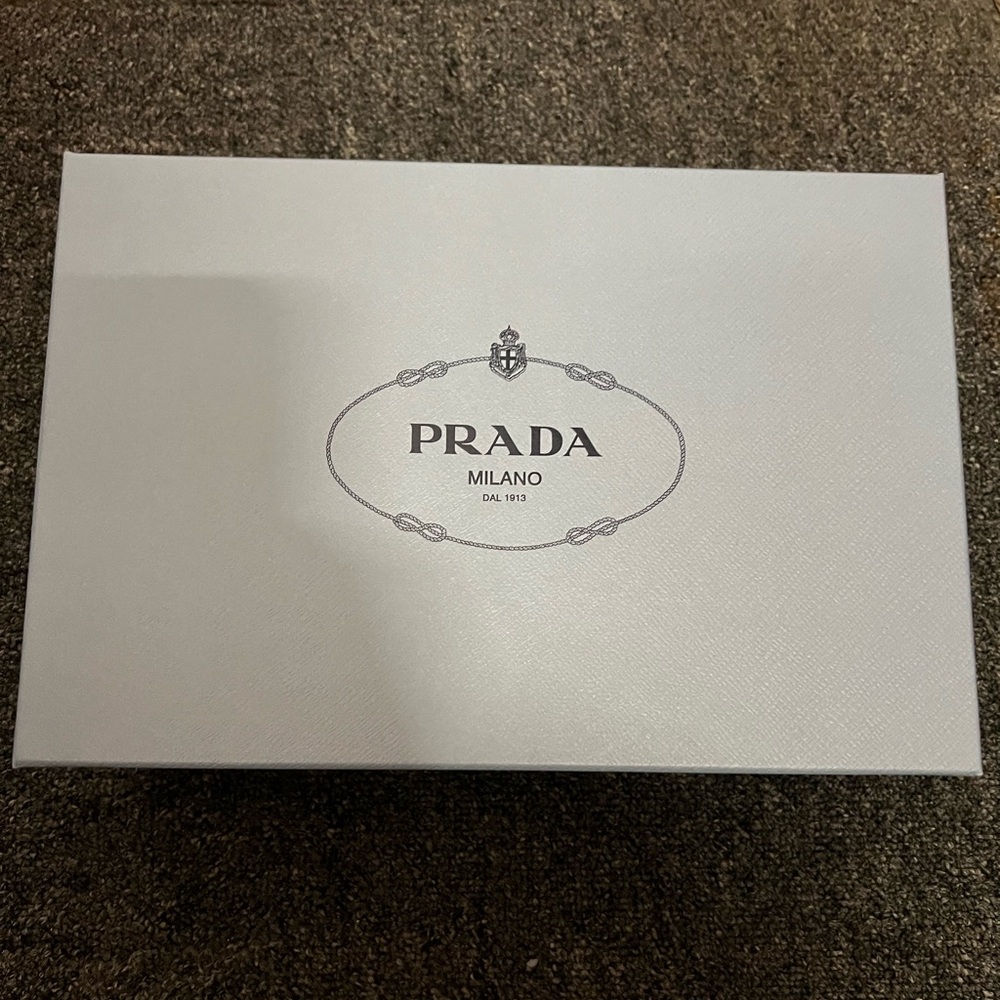 Prada empty box.